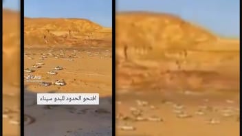 Fact Check: Video Does NOT Show Egyptian Bedouin Muslims Demanding Gaza Border Be Opened -- Annual Wadi Zalaga Camel Race