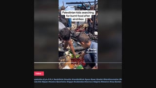Fact Check: Video Does NOT Show Palestinian Children 'Searching For Burnt Food' During 2023 Hamas-Israel Conflict -- It's Footage From Syrian Refugee Camp