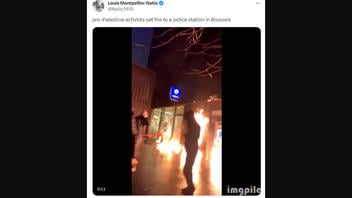 Fact Check: Video Does NOT Show 'Pro-Palestine Activists' Setting Fire To Police Station In Brussels In October 2023 -- Footage Is From 2021