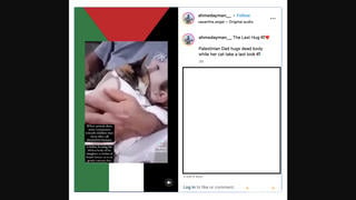 Fact Check: Video Does NOT Show 'Dad' Hugging 'Dead Body' Of A Child Killed in October 2023 Hamas-Israeli Conflict
