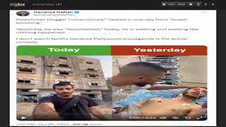 Fact Check: Side-By-Side Videos Do NOT Show 'Hamas Crisis Actor' Faking Injuries -- It's Two Different People