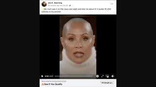 Fact Check: Video Does NOT Show Jada Pinkett Smith Promoting 'Health Spending Card' -- Fake Audio Is Combined With Video Clips of Pinkett Smith