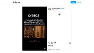 Fact Check: Video Does NOT Show 'Rioters' Forcibly Entering DC Home On October 28, 2023 -- Homeowner Welcomed Them In During 2020 Demonstration