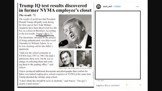 Fact Check: NO Record Confirms Trump's IQ Was Tested At 73 While In Military School