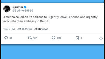 Fact Check: US Embassy In Beirut Did NOT Evacuate As Of October 11, 2023
