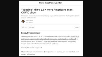 Fact Check: 'Survey' Does NOT Prove COVID-19 Vaccine Killed 3.5X More Americans Than COVID Virus 