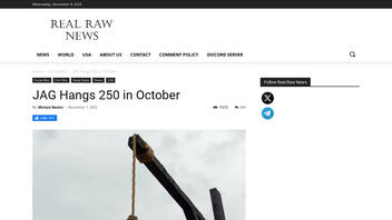 Fact Check: US Navy JAG Did NOT Hang '250 In October' 2023
