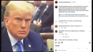 Fact Check: Video Does NOT Show Impersonator Wearing Trump Mask At Civil Fraud Trial -- Video Was Edited
