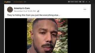 Fact Check: Video Does NOT Show Michael B. Jordan Promoting 'Health Spending Card' -- Audio Is Fake
