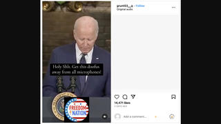 Fact Check: Video Does NOT Show Biden Speaking Very Slowly About Fentanyl -- It Was Altered