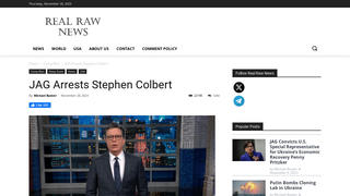 Fact Check: US Navy JAG Did NOT Arrest Stephen Colbert On November 25, 2023