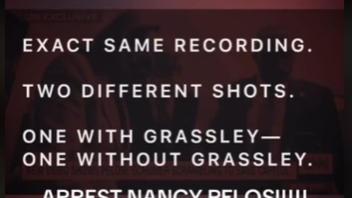 Fact Check: Video Does NOT Show 2 Versions Of Pelosi On Phone With Pence On January 6, 2021 -- It's Deceptively Edited
