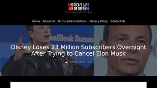 Fact Check: Disney Did NOT Lose 23 Million Subscribers After 'Trying To Cancel Elon Musk'