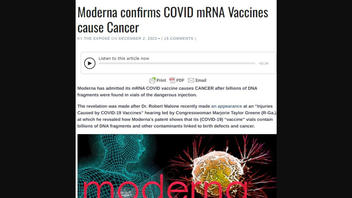 Fact Check: Moderna Did NOT 'Confirm' That Its mRNA COVID-19 Vaccines Cause Cancer
