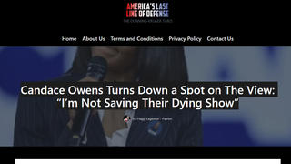 Fact Check: Candace Owens Did NOT Turn Down Spot On 'The View' -- Did NOT Say 'I'm Not Saving Their Dying Show'