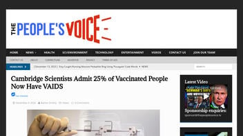 Fact Check: Cambridge Scientists Did NOT 'Admit 25% Of Vaccinated People Now Have VAIDS'