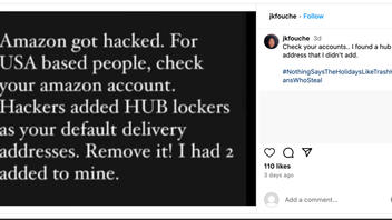 Fact Check: NO Evidence Amazon Was Hacked With Hub Lockers Added As Default Delivery Address -- Company Claims Glitch