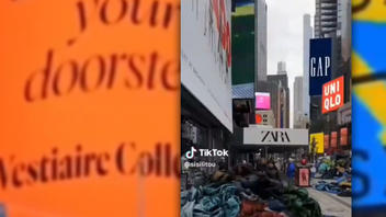 Fact Check: Video Does Not Show New York City Protest Of Zara Clothing Ad Campaign -- It's Another Company's Ad, Not Protest
