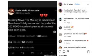 Fact Check: Ministry Of Education In Gaza Did NOT 'Officially Announce' End Of 2023/2024 Academic Year 'As All Students Have Been Killed'