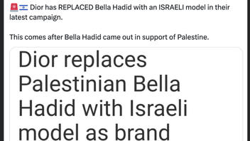Fact Check: Dior Did NOT Replace Bella Hadid With Israeli Model Due To Hadid's Support Of Palestine