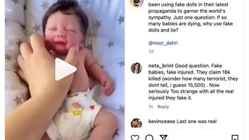 Fact Check: Video Does NOT Prove Hamas Has Been Using Rubber Baby Dolls