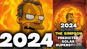 Fact Check: Episode 9 Of Season 24 Of 'The Simpsons' Did NOT Predict A Solar Superstorm