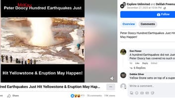 Fact Check: Peter Doocy, John Berman Did NOT Report That 100 Earthquakes "Just Hit" Yellowstone In December 2023