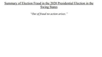 Fact Check: 32-Page Report Does NOT Provide Proof Of Widespread 2020 Election Fraud In 5 Swing States