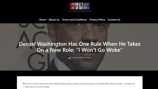 Fact Check: Denzel Washington Has NOT Said That He 'Won't Go Woke' For New Role