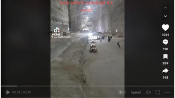 Fact Check: Video Does NOT Show 'Under Ground Tunnel For Trafficking' -- It's Old Salt Mine In Europe