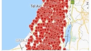 Fact Check: Image of Map Does NOT Show Location Of Sex Offenders In Israel -- It's Manipulated Screenshot From App That Shows Real-Time Red Alerts