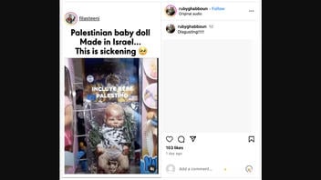 Fact Check: Palestinian Baby Doll Was NOT Made In Israel And Is Not For Public Sale -- It Is A Mexican Artist's Show Of Support For Palestinians