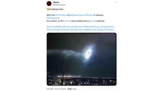 Fact Check: Video Does NOT Show Portal Being Opened Over Geneva -- It's An Animation