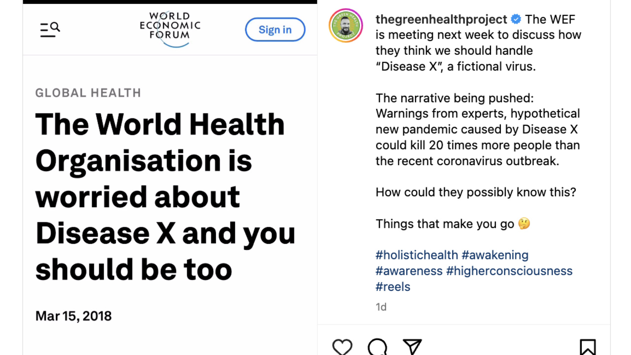 Fact Check: WEF 'Disease X' Meeting Does NOT Prove A Conspiracy To Implement A Planned Pandemic