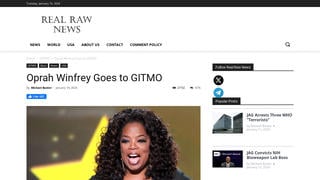 Fact Check: Oprah Winfrey Was NOT Sent To GITMO On December 3, 2023