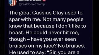 Fact Check: Trump Did NOT Claim To Have Sparred With 'Cassius Clay' -- Story Came From Parody Account