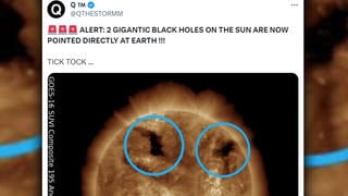 Fact Check: Sun Image Does NOT Show 'Black Holes' -- They Are Coronal Holes, With Minor Impact To Radio Signals Predicted