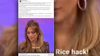 Fact Check: Jennifer Lopez Did NOT Promote A 'Rice Hack' On An Episode Of Dr. Oz -- She Said 'Lots Of Water'