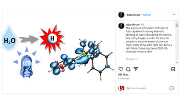 Fact Check: LED Lights NOT Known To 'Disrupt The Flow Of Hydrogen' In Human Body