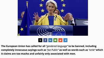 Fact Check: EU Did NOT Vow To Ban 'Gendered Language' In Everyday Speech