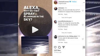 Fact Check: Video of Alexa's Answers Does NOT Prove Chemtrails Conspiracy Theory That Government Is Spraying Aluminum In Sky