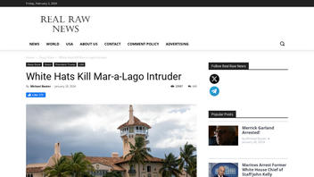 Fact Check: US Navy Seal 'White Hats' Did NOT Kill Intruders At Donald Trump's Mar-A-Lago Estate In January 2024