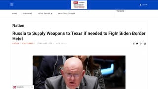 Fact Check: Russian Official Did NOT Suggest Russia Is Supplying Weapons To Texas