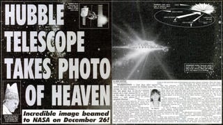 Fact Check: Newspaper's 'Photo Of Heaven' Was NOT Taken By Hubble Telescope In 1993 -- It's A Fake Image