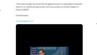 Fact Check: John Kirby Did NOT Say Zero Civilians Had Died In Gaza -- He Said 'The Right Number Of Civilian Casualties Is Zero'