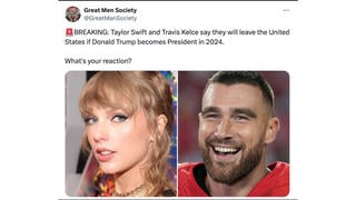 Fact Check: NO Evidence Taylor Swift, Travis Kelce Said They Would Leave US If Trump Wins In 2024
