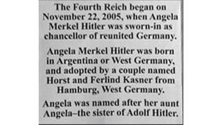 Fact Check: Angela Merkel Is NOT The Daughter Of Adolf Hitler