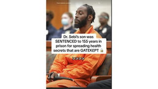 Fact Check: Photo Does NOT Show Son Of Dr. Sebi On Trial -- It's An AI-Generated Illustration