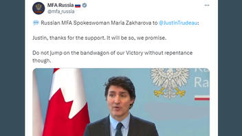 Fact Check: Trudeau Misspoke When He Said 'Russia Must Win This War' -- He Corrected, Saying 'Ukraine Must Win This War'