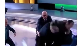 Fact Check: Video Does NOT Show Dr. Oz Being Attacked For Promoting Diabetes Cure -- Footage Is Of Ukrainian Journalist Brawling With Pro-Russian Politician